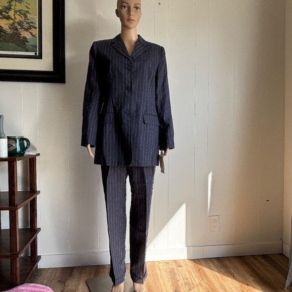 Vintage NWT T. Garment 100% linen women's suit made in USA vintage size 10 - Picture 3 of 15